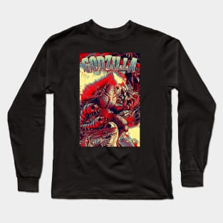 Godzilla ROE 6 Retro Long Sleeve T-Shirt